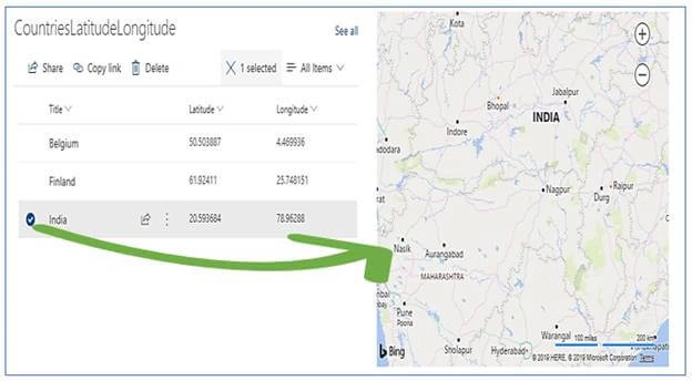 How To Open Selected List Item Image, Video Or Location Connect An Embed Web Part To A List Web Part.