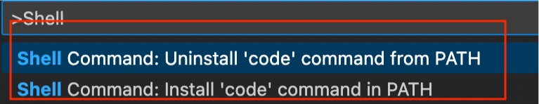How to open the VS Code from the MAC OS terminal