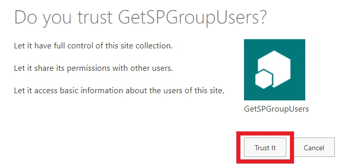 Create button