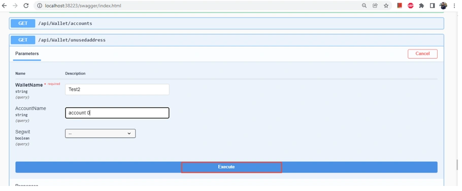 How To Perform Transaction Using Swagger API On Stratis Blockchain