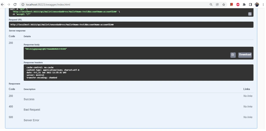 How To Perform Transaction Using Swagger API On Stratis Blockchain