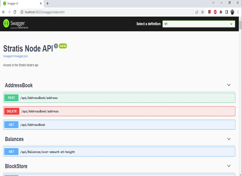 How To Perform Transaction Using Swagger API On Stratis Blockchain