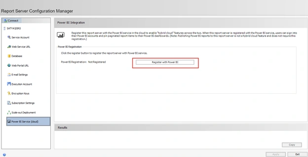 How To Pin SSRS Report To Power BI Service Cloud