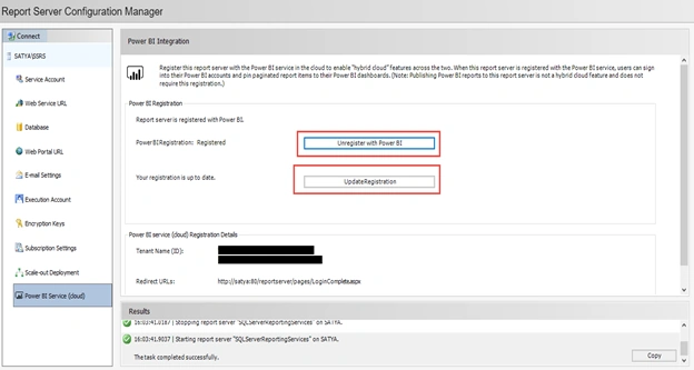 How To Pin SSRS Report To Power BI Service Cloud