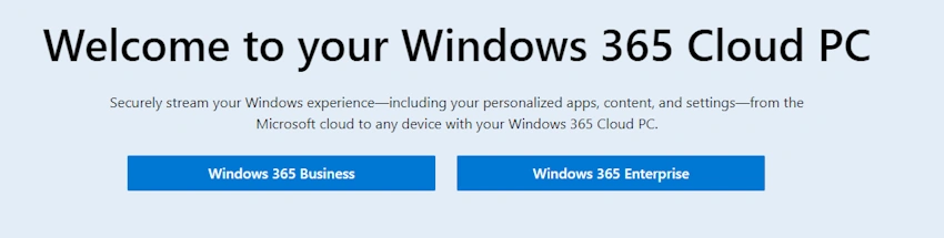 Windows 365 Cloud PC