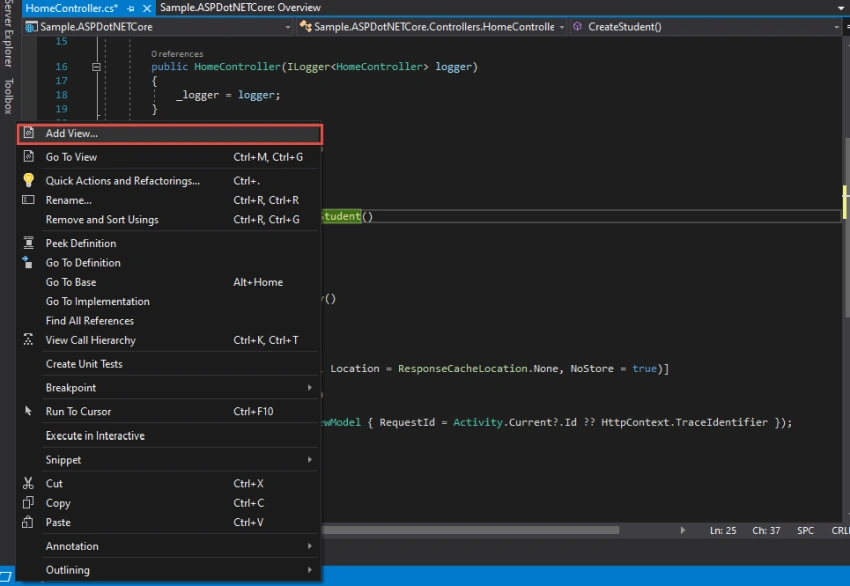 How to Post Data in ASP.NET Core Using Ajax