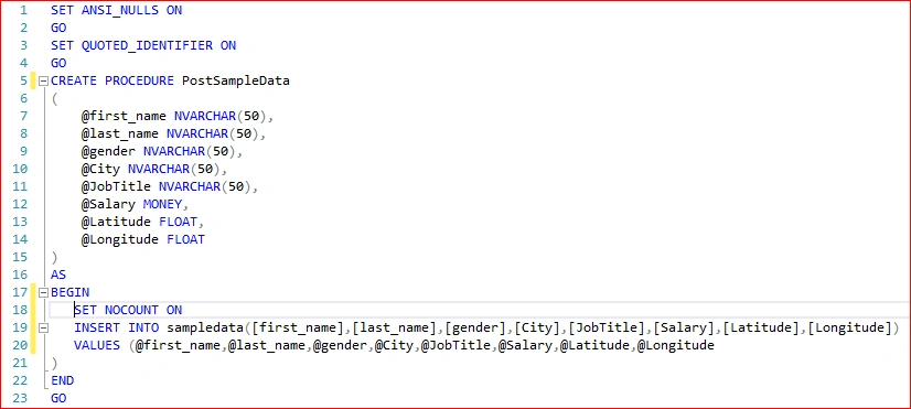 How to Post Data using Stored Procedure with MuleSoft