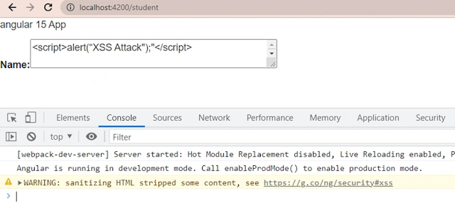 How To Prevent XSS(Cross Site Scripting) Attacks In Angular