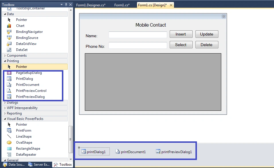 How To Print Grid View C# More Pages - Basic CURD Application MS Access Database