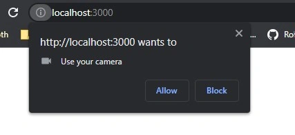 How to project camera to web browser using WebRTC