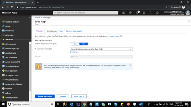 How To Publish ASP.NET Web Application In Azure Portal By Using App Services