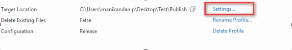 TargetLocationSetting