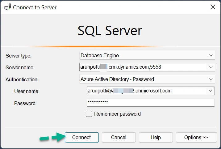 Connect to Server