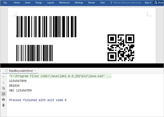 How to Read Barcode in Word, Excel or PDF Documents in Java