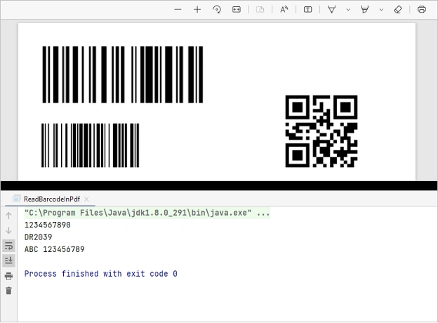 How to Read Barcode in Word, Excel or PDF Documents in Java