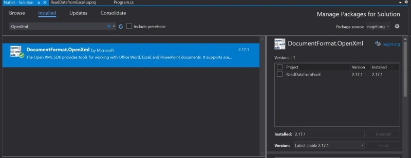 Open XML