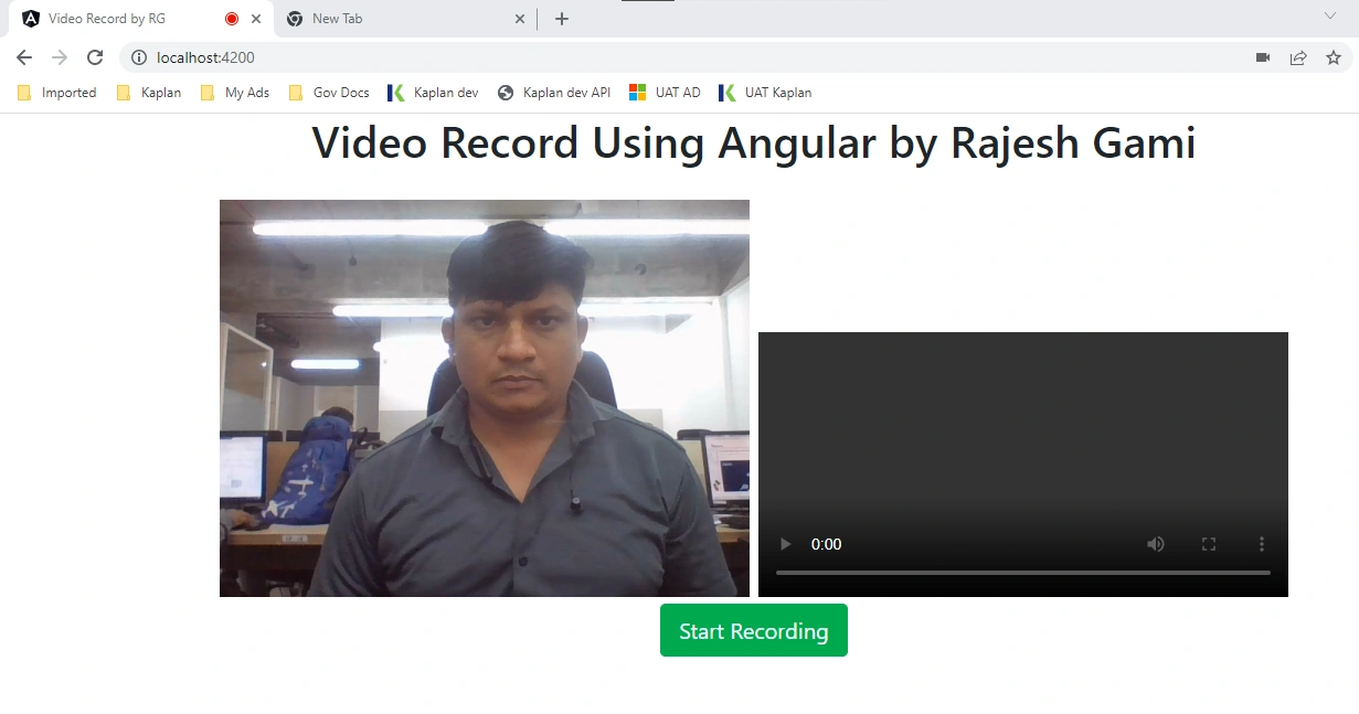 How to Record a Video Using Angular