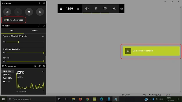 Using Game bar