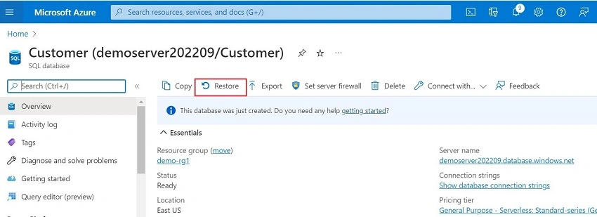 How To Recover Deleted Data In Azure SQL Database