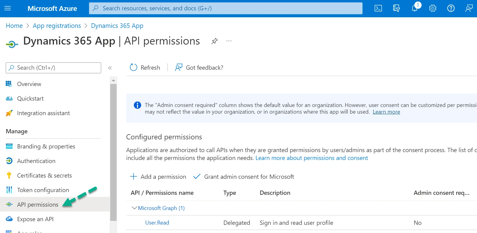 Register an App in Azure Active Directory for Dynamics 365 CE Online