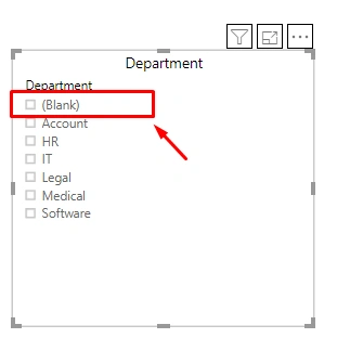 How To Remove (Blank) From Power BI Slicer