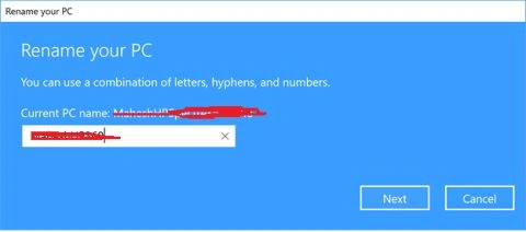 Rename Your PC