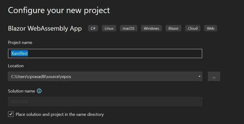 Xaml Controls in Blazor WebAssembly