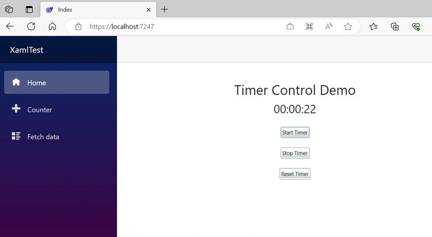 Xaml Controls in Blazor WebAssembly