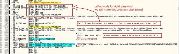Right password