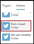 Post a tweet