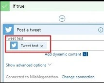 Tweet text