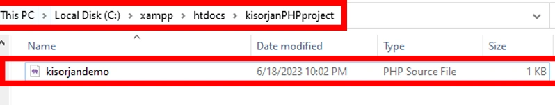 How to run a PHP code using XAMPP Server
