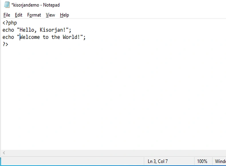 How to run a PHP code using XAMPP Server