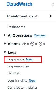 Log Groups