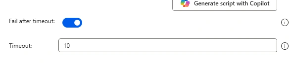 capture the output in a PAD variable