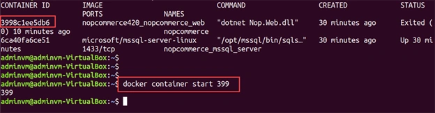 How To Run nopCommerce On Linux Using Docker