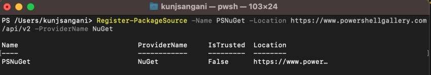 How to run PnP PowerShell in macOS