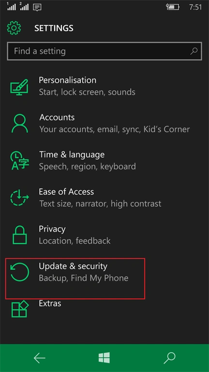 Update&Security
