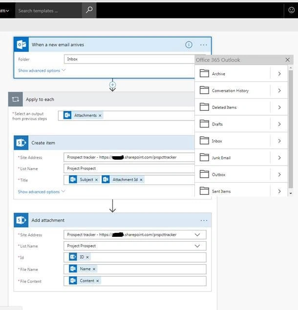 How To Save Attachments From Office Outlook To SharePoint List