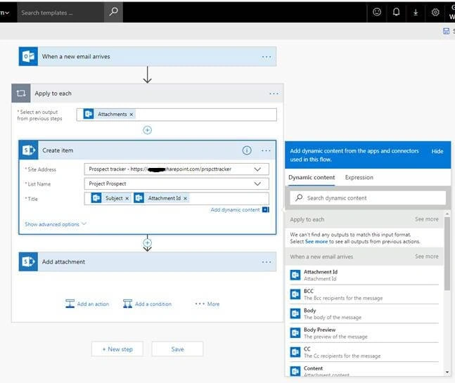 How To Save Attachments From Office Outlook To SharePoint List