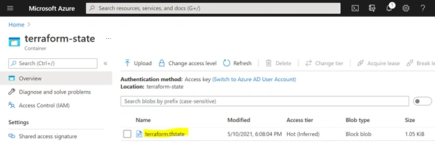 How To Save Terraform State To Remote Location In Azure