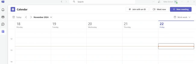 Calendar Tab