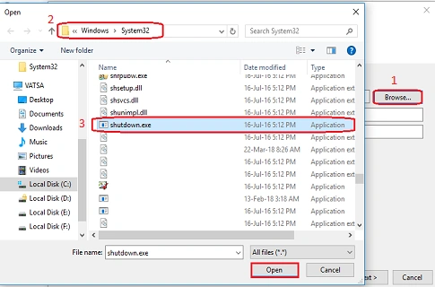 Schedule Automatic Shut Down Windows 10