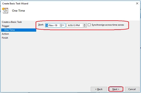 Schedule Automatic Shut Down Windows 10