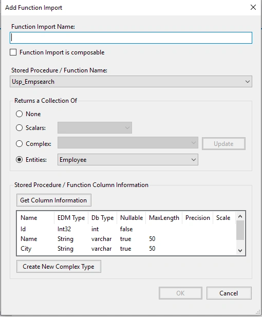 Function Import