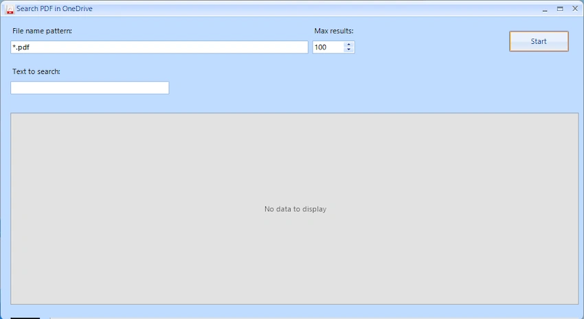 Search Text in PDF Files on OneDrive Using Telerik