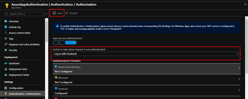 How To Secure Your Azure App Service With Facebook Authentication