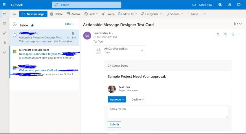 How To Send Actionable Emails In .NET