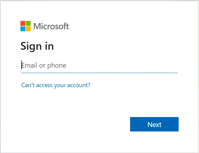 Sign in