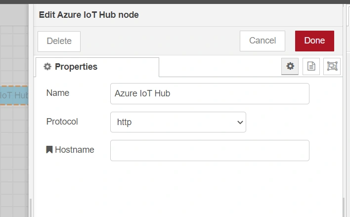 How To Send Telemetry Data From Node-Red To Azure IoT Hub